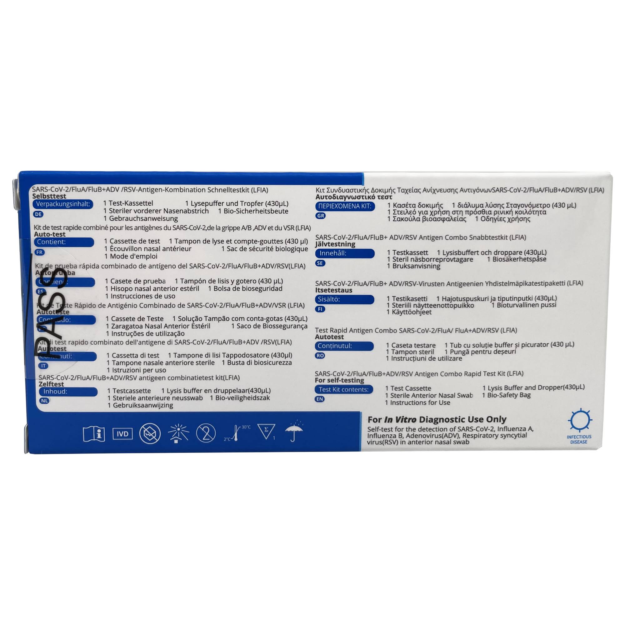 Test antygenowy combo Medonics 5w1