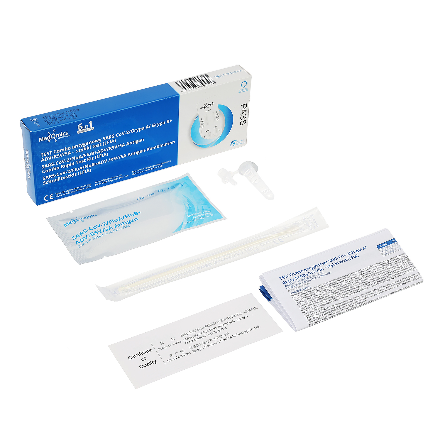 Zawartość zestawu Medomics 6w1