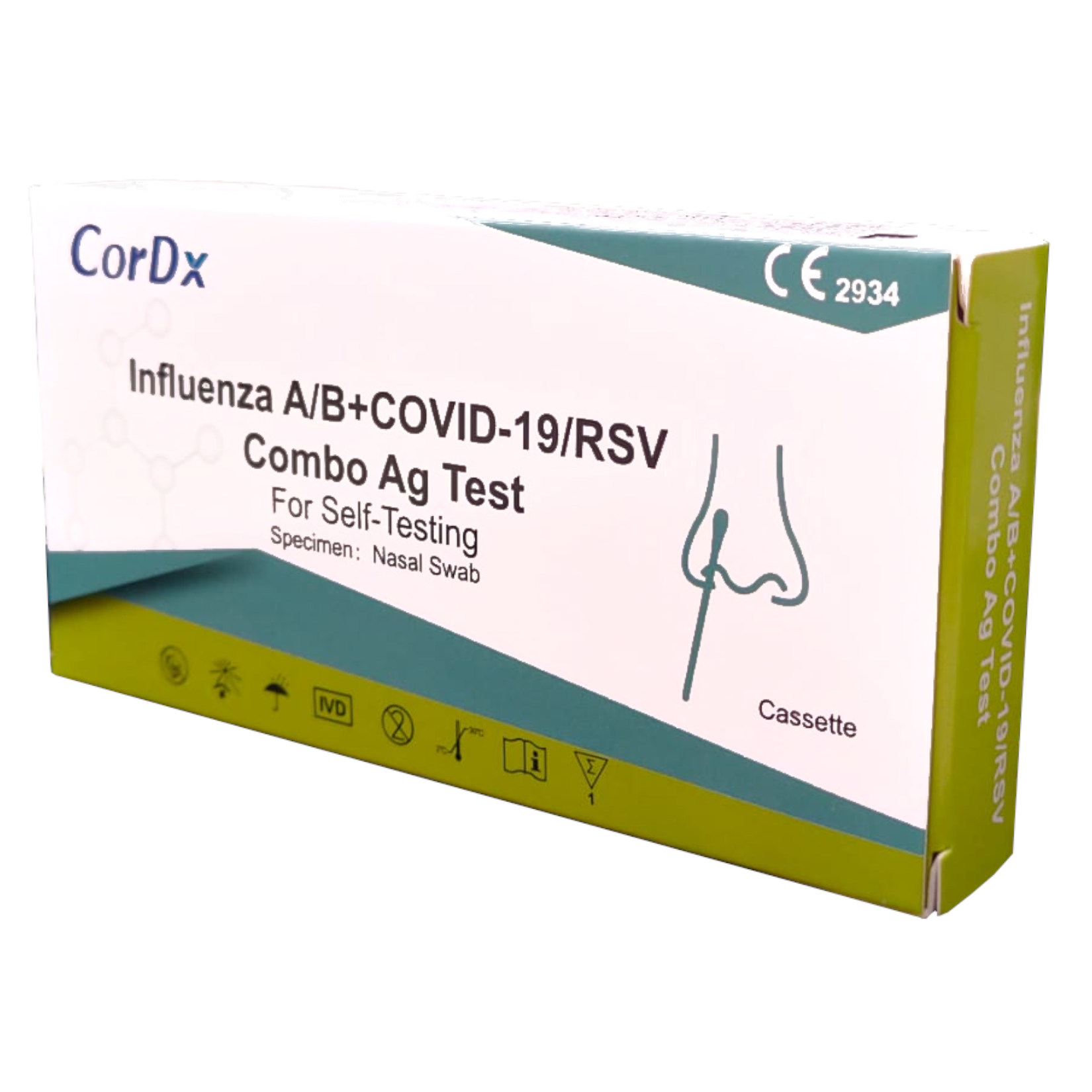 Test covidowy Cordx Combo 4w1 COVID-19, GRYPA A/B, RSV